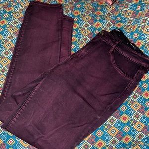 Nine West eggplant jeggings12
